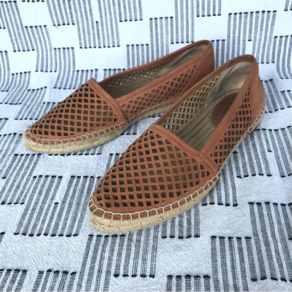 FRYE // Lee A Line Perf Espadrille Flat Mocassin Size 8.5 - Picture 4 of 11